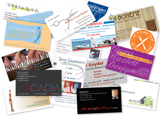 business cards by prismatik